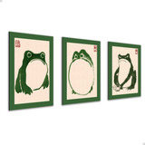 Placas Decorativas Sapo Sapinhos