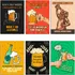 Placas Gelada Amigos Boteco Churrasco Bar Cervejas A4 Kit 6