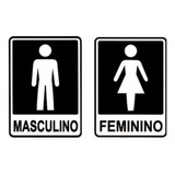 Placas Indicando Banheiro Masculino