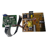 Placas Lógica E Fonte Monitor Lcd Aoc L22bw Ótimo Estado
