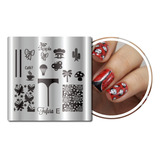 Placas Para Carimbos De Decoração De Unhas Fofuras E