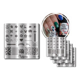 Placas Para Carimbos De Unhas Apipila Coleção Kids