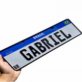 Placas Personalizadas Carro Aluminio