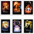 Placas Star Wars Personagens Principais Retro 1 A0 6 Tam A4