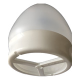 Plafon Branco Globo Lustre Plástico Ventilador Teto Pera