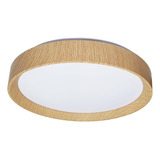 Plafon Led Moderno 32w Redondo New Space Madeira