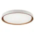 Plafon Led Moderno Sobrepor 24w Redondo Tipo Montana Branco E Cobre Hevvy Montana Ly-8762m Bc+dr