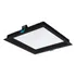 Plafon Led Stella Deep Embutir Quadrado Preto 24w 4000k