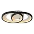 Plafon Loop Led 34w 3000k Preto E Branco Hm007wb Bella