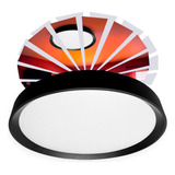 Plafon New Space 32w Bivolt Led Moderno 38cm Redondo