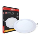 Plafon Redondo 18w Embutir