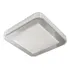 Plafon Sobrepor Gemini Acrílico Cristal Quente 28x28 12w