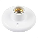 Plafonier Porta Lâmpada Bocal 04 Unidades Porcelana Branco 100w E27