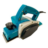 Plaina Elétrica 550w Profissional 82mm Azul Nakan 110v