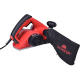 Plaina Eletrica 900w 82mm 220v Worker 991597 Cor Vermelho