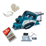 Plaina Elétrica Manual 3 1 4 620w Makita Kp0800 82mm Acess