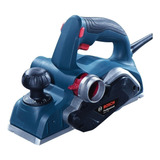 Plaina Elétrica Manual Bosch Professional Gho 700 82mm 127v Cor Azul