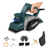 Plaina Elétrica Manual Profissional 1800w 2 Lâminas Dobevi Cor Azul 220v