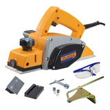 Plaina Elétrica Profissional Manual 550w 82mm 127v Pró Euro