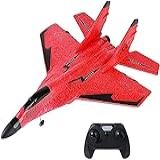 Planador De Avião RC Avião De Combate A Jato De Controle Remoto 2 4G Pronto Para Voar Planador RC Fácil De Voar Para Crianças E Adultos Iniciantes Com Giroscópio De Equilíbrio C Pleasant63