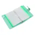 Planejador De Trabalho  6 Furos  Pvc  Couro Pu  Capacidade S
