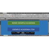 Planilha Excel Controle De Academias Premium Completa