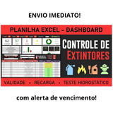 Planilha Excel De Controle De Extintores Completa Atualizada