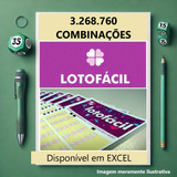 Planilha Lotofácil Todas As Combinações