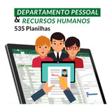 Planilhas Pro Recursos Humanos E Departamento Pessoal