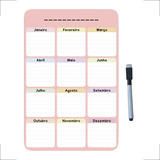 Planner Anual Lousa Magnetica