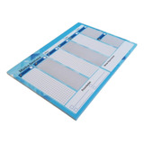 Planner De Mesa Semanal Permanente Executivo Azul A5 52fls