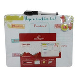 Planner Quadro Tarefas Diárias Magnético C Caneta Borracha