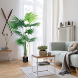 Planta Artificial Árvore Palmeira Leque Grande 1 50 Metros