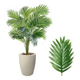Planta Artificial Palmeira Com Vaso Polietileno Completo