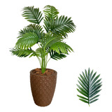 Planta Artificial Palmeira Com Vaso Polietileno Completo