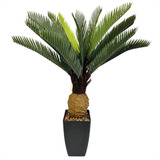 Planta Artificial Palmeira Cyca Com Vaso