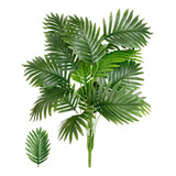 Planta Artificial Palmeira Decoração Casa Com 18 Folhas