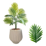 Planta Artificial Palmeira   Vaso