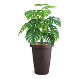 Planta Artificial Realista Costela De Adão Vaso Decoração