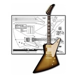 Planta De Guitarra Gibson Explorer Envio Por Email Grátis