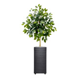 Planta Grande 1 Metro Costela De Adão Decorativa Com Vaso