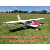 Planta Pdf Aeromodelo Cessna 182   Construção Em Isopor