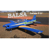 Planta Pdf Tucano T 27 Elétrico Em Madeira Balsa Brinde