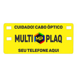 Plaqueta 4 Furos Placa De Identificação Cabo Óptico 1000 Un