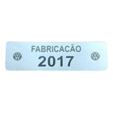 Plaqueta Ano De Fabricação Vw Amarok 2017 Etiqueta