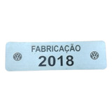 Plaqueta Ano De Fabricação Vw Amarok 2018 Etiqueta