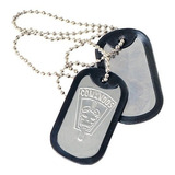 Plaqueta De Identificação Dog Tags Comandos Elite