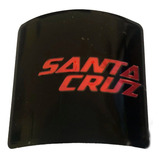 Plaqueta Emblema Adesivo Bike Alumínio Santa Cruz Preto M1