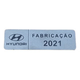 Plaqueta Etiqueta Ano Fabricacao