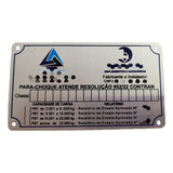 Plaqueta Placa Para choque